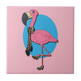 Carreau Carrelage en céramique Flamant rose