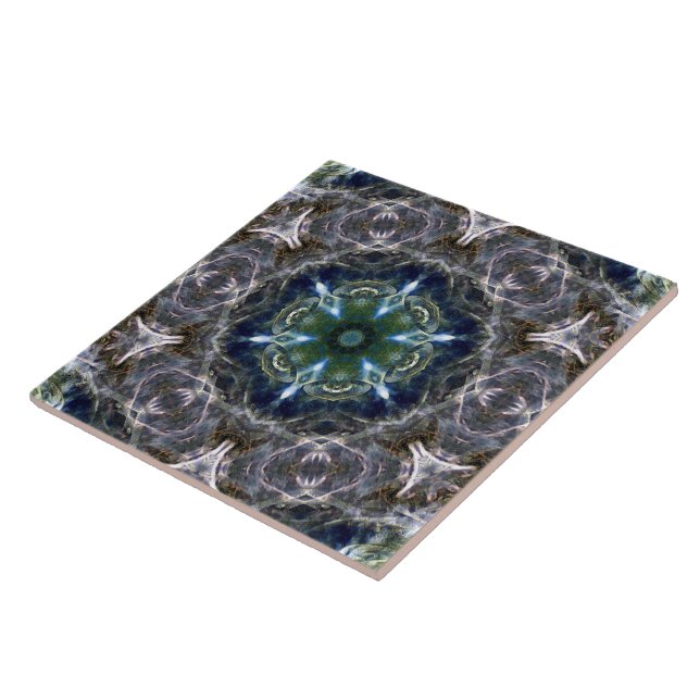 Carreau Carrelage en céramique Folk Mandala (Côté)