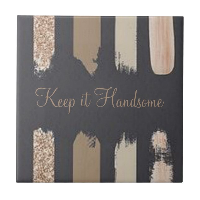 Carreau Carrelage en céramique Gardez-le beau (Devant)