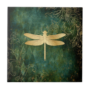 Carreau Carrelage en céramique Golden Dragonfly