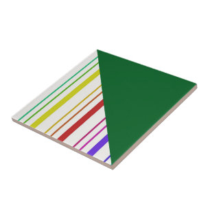 Carreau Carrelage en céramique Grille couleur vert