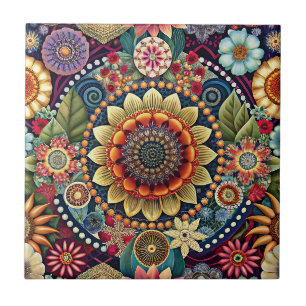 Carreau Carrelage en céramique Hippie Art