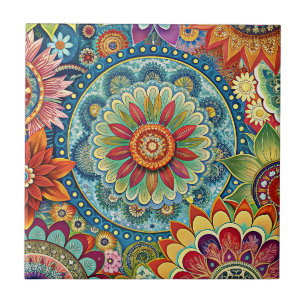 Carreau Carrelage en céramique Hippie Art