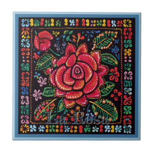 Carreau Carrelage en céramique Huichol Loteria : Carrelage