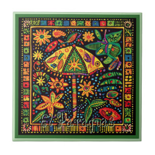 Carreau Carrelage en céramique Huichol Loteria : Carrelage