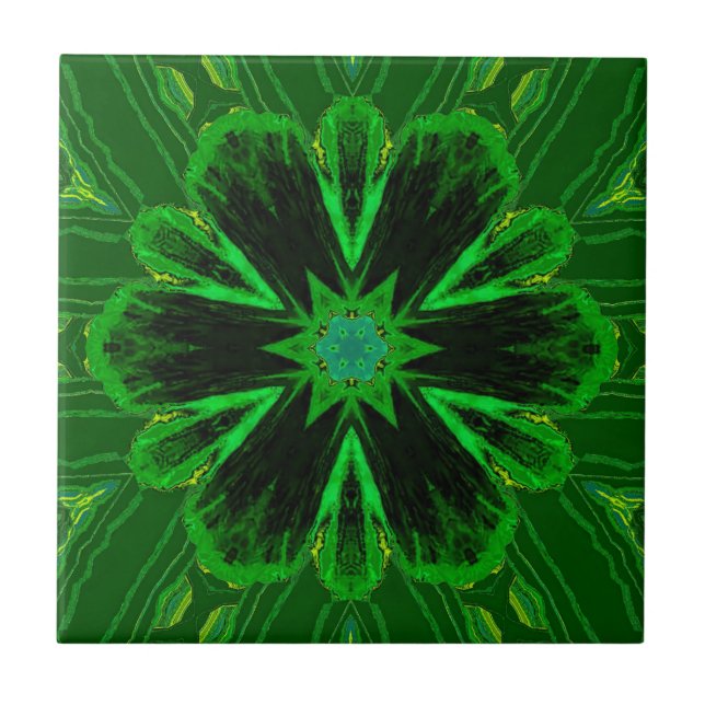 Carreau Carrelage en céramique irlandaise Emerald Green (Devant)