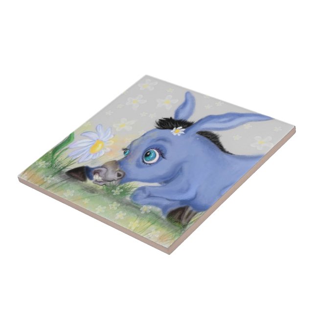 Carreau Carrelage en céramique Little Donkey et Daisy - Pe (Côté)