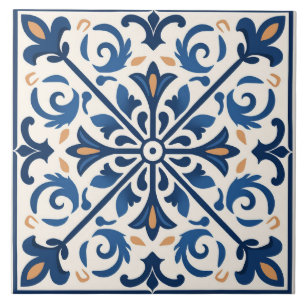 Carreau Carrelage en céramique méditerranéen de style espa