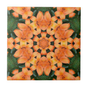 Carreau Carrelage en céramique Motif de mosaïque orange