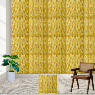 Carreau Carrelage en céramique Motif d'or géométrique