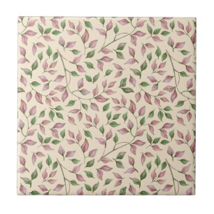 Carreau Carrelage en céramique Motif sans âme en feuille