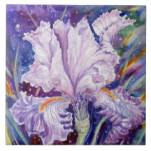 Carrelage en céramique "Night Iris"
