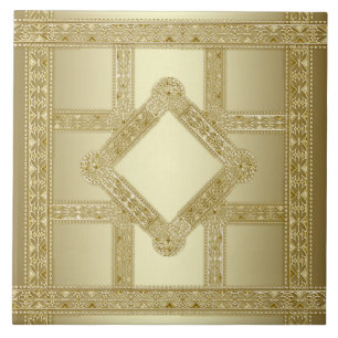 Carreau Carrelage en céramique or