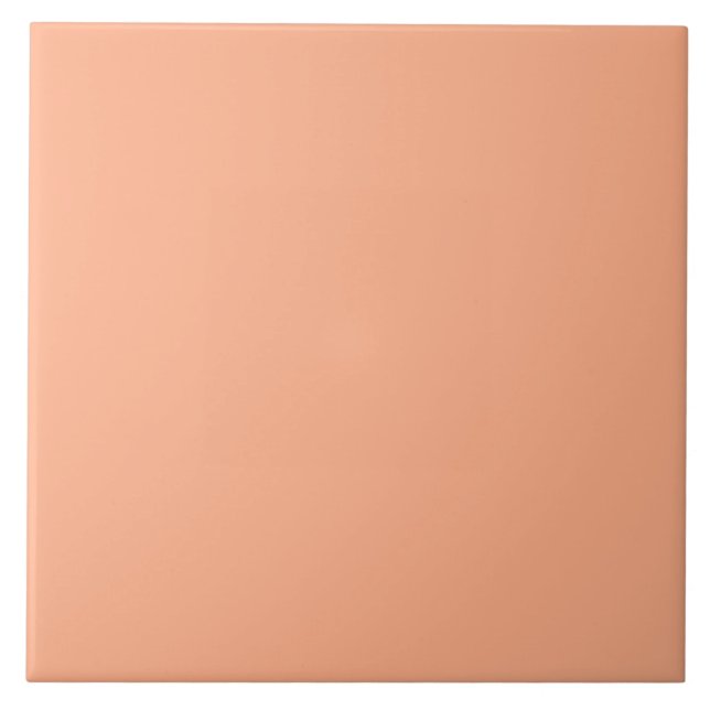 Carreau Carrelage en céramique Pastel Orange. (Devant)