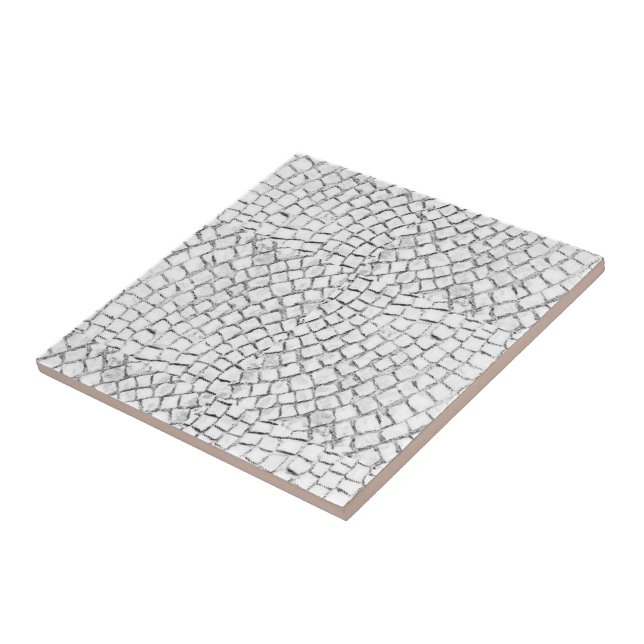 Carreau Carrelage en céramique Pavés blancs (Côté)