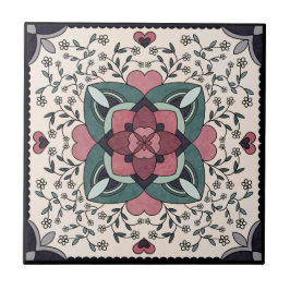 Carreau Carrelage en céramique, petit (4,25 po x 4,25 po)