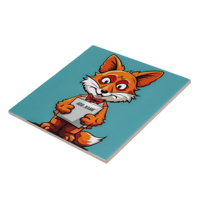 Carreau Carrelage en céramique pour enfants Fox personnali (Côté)