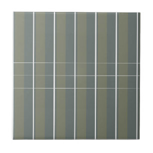 Carreau Carrelage en céramique rayé, petit (4,25 po x 4,