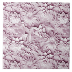 Carreau Carrelage en céramique rose