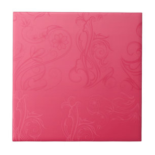 Carreau Carrelage en céramique rose Abstrait