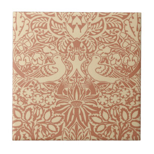 Carreau Carrelage en céramique Rose et colombe