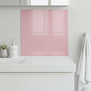 Carreau Carrelage en céramique rose vierge élégant Carré d