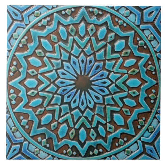 Carreau Carrelage en céramique - Style Carrelage marocain  (Devant)