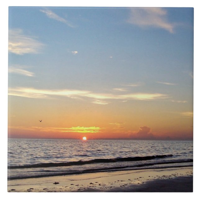 Carreau Carrelage en céramique sur la plage (Devant)
