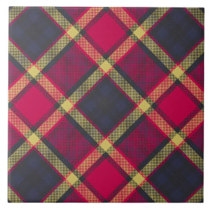 Carreau Carrelage en céramique - Tartan écossais
