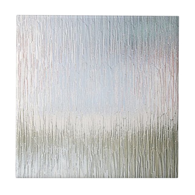 Carreau Carrelage en céramique texturé argenté (Devant)