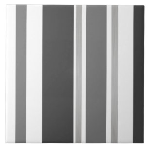 Carreau Carrelage en céramique - Tons de gris avec fractio