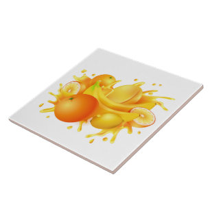 Carreau Carrelage en céramique/Trivet-Fruits Carrelage en 