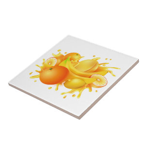 Carreau Carrelage en céramique/Trivet-Fruits Carrelage en