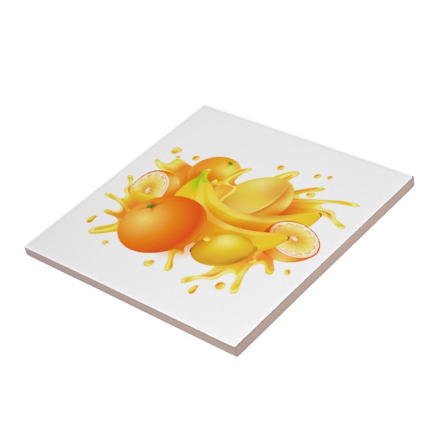 Carreau Carrelage en céramique/Trivet-Fruits Carrelage en  (Côté)