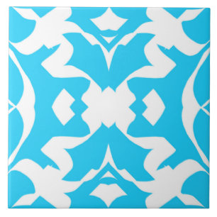 Carreau Carrelage en céramique, Un design turquoise et bla