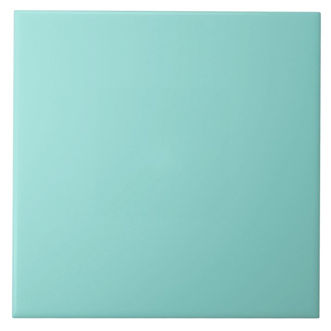 Carreau Carrelage en céramique vert Pastel Aqua. (Devant)