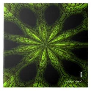 Carreau Carrelage en céramique verte