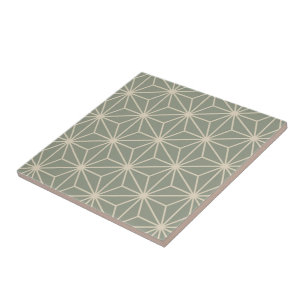 Carreau Carrelage en céramique vintage rustique vert Dusty