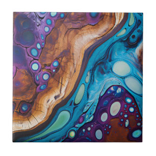 Carreau Carrelage en céramique violet Turquoise