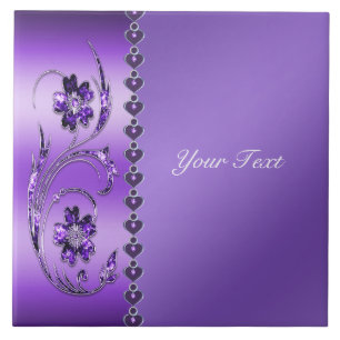 Carreau Carrelage en céramique violette