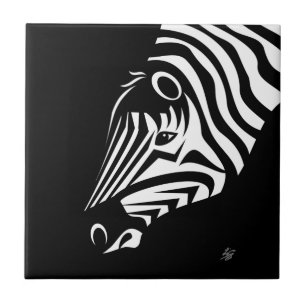 Carreau Carrelage en céramique Zebra Portrait