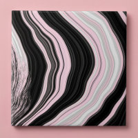 Carrelage en marbre rose blanc et noir