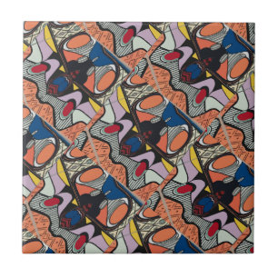 Carreau Carrelage espagnol de style Abstrait