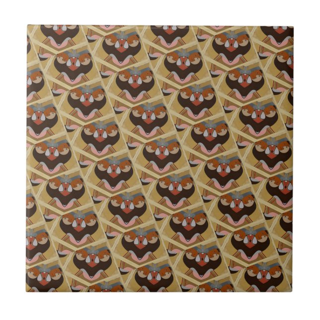 Carreau Carrelage espagnol de style Abstrait (Devant)