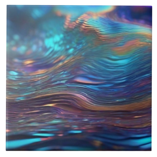 Carreau Carrelage Holographique en céramique (Devant)