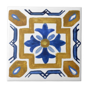 Carreau Carrelage méditerranéen, majolica, style sicilien 