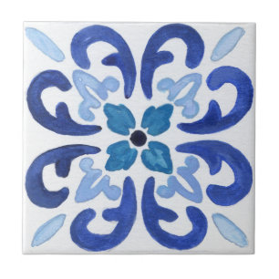 Carreau Carrelage méditerranéen, majolica, style sicilien 