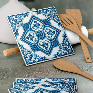 Carreau Carrelage méditerranéen, Portugais, Azulejo, Majol