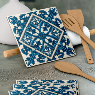 Carreau Carrelage méditerranéen, Portugais, Azulejo, Majol