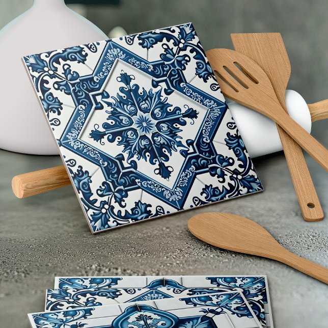 Carreau Carrelage méditerranéen, Portugais, Azulejo, Majol (Créateur téléchargé)